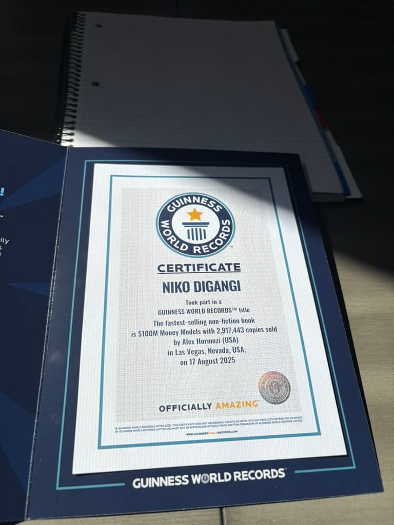 Guinness World Record — $100M Money Models launch
